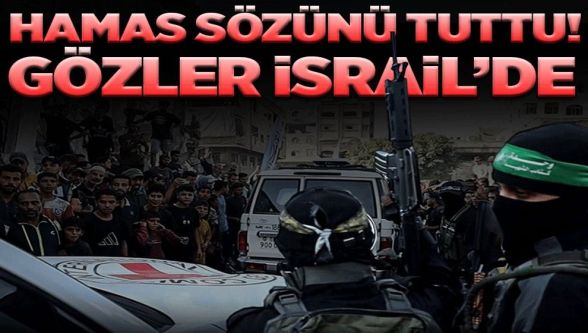 Dünyanın gözü Gazze'de... Hamas, 20 rehineyi Kızılhaç üzerinden İsrail'e teslim etti!