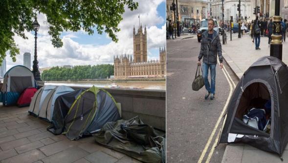 İngiltere'de konut krizi! Sokakta yaşayanların sayısı her geçen yıl artıyor...