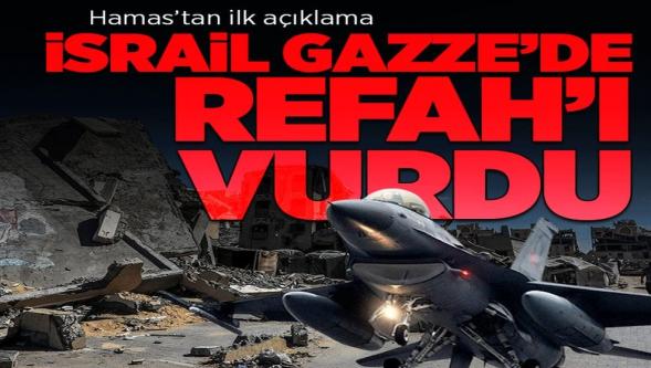 İsrail ateşkesi ihlal etti! İsrail ordusu Gazze'deki Refah bölgesine hava saldırısı düzenledi...