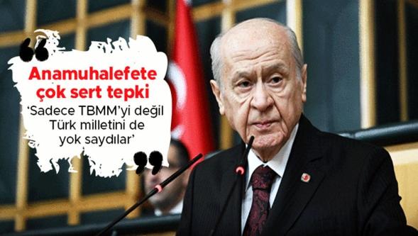 MHP lideri Devlet Bahçeli'den CHP'ye sert tepki: "Özgür beyin savcılar ile uğraşması suçluluk psikolojisinin yansımasıdır..!"
