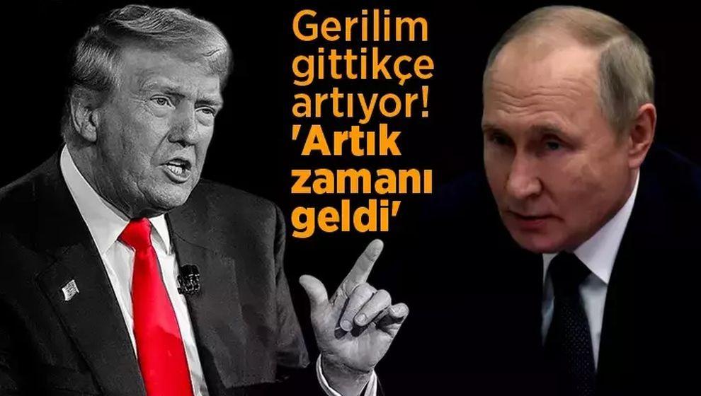 ABD-Rusya gerilimi gittikçe artıyor! Trump: 'Rusya'ya yaptırım zamanı geldi..!'
