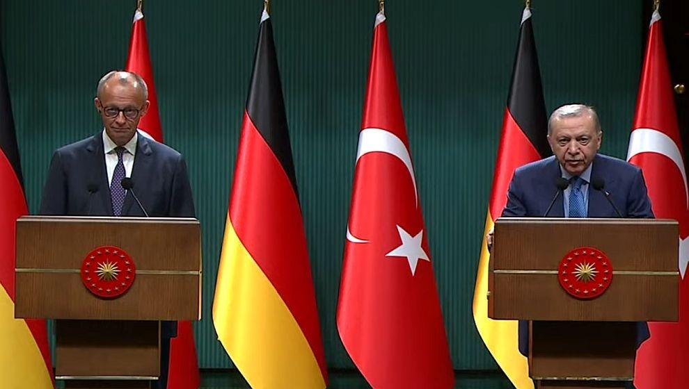 Cumhurbaşkanı Erdoğan'dan Almanya Başbaşkanı Merz'e Hamas tepkisi: