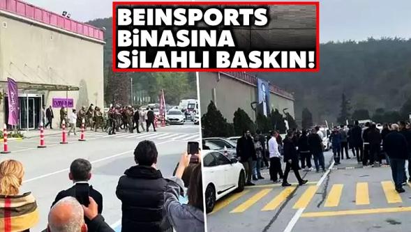 BeIN Sports binasına silahlı baskın! Şüpheli ikna edilerek emniyete götürüldü...