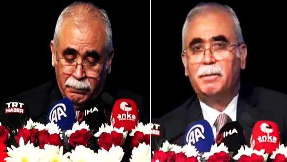 'Bu lafa gelince korkuyorum..!' Anayasa Mahkemesi Başkanı Özkaya, kürsüde gözyaşlarını tutamadı!