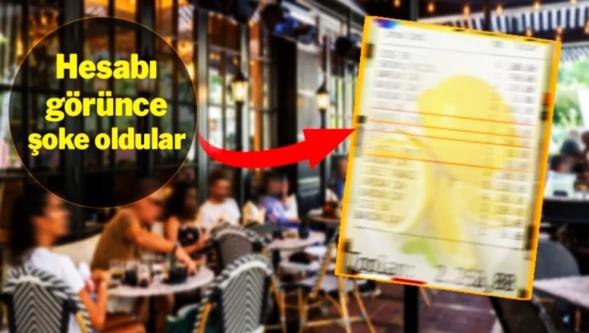 Kuzguncuk'ta çaya koyulan limon dilimi için kestikleri ücret 'yok artık' dedirtti!