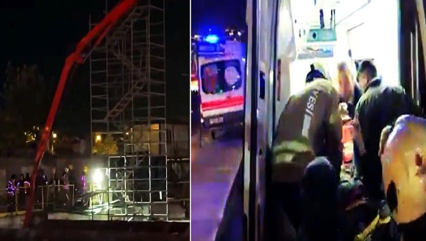 Kabataş'ta metro inşaatında iskele çöktü, ölü ve yaralılar var! İBB'den açıklama geldi...