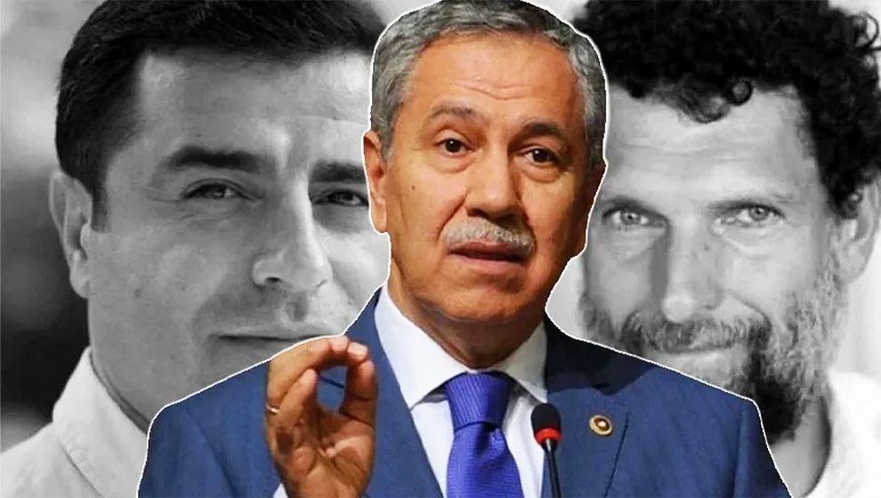 Bülent Arınç’tan kritik açıklama! Kavala ve Demirtaş hakkında tahliye sinyali...