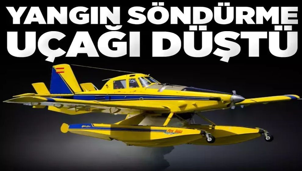 Hırvatistan'da düşen yangın söndürme uçağının pilotu şehit oldu...