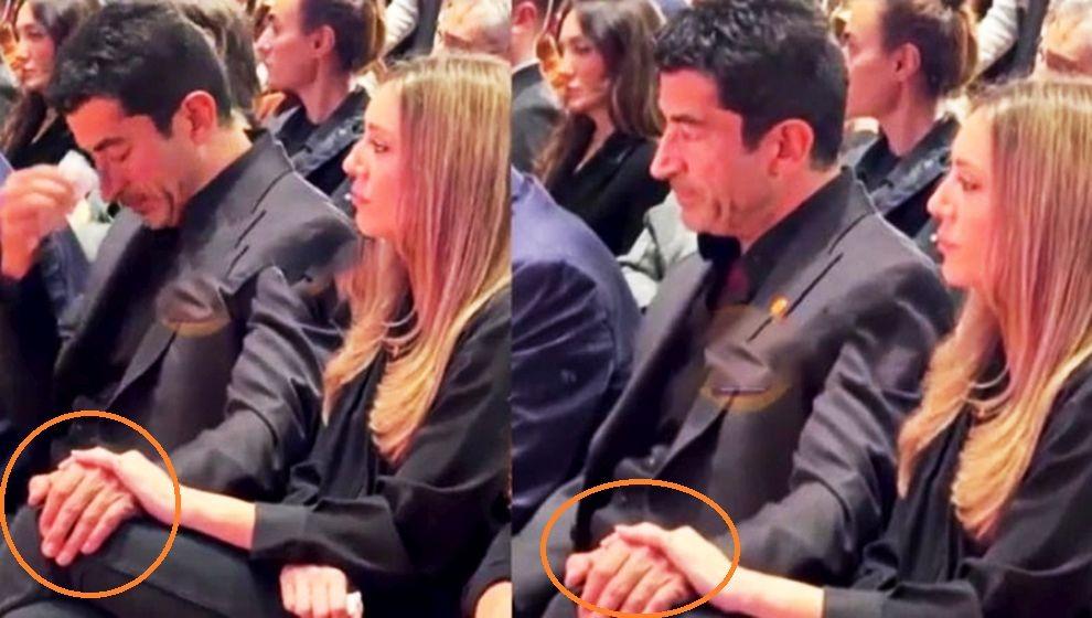 Kenan İmirzalıoğlu KADEM gecesinde gözyaşlarına boğuldu! Eşi Sinem Kobal bir an olsun elini bırakmadı!