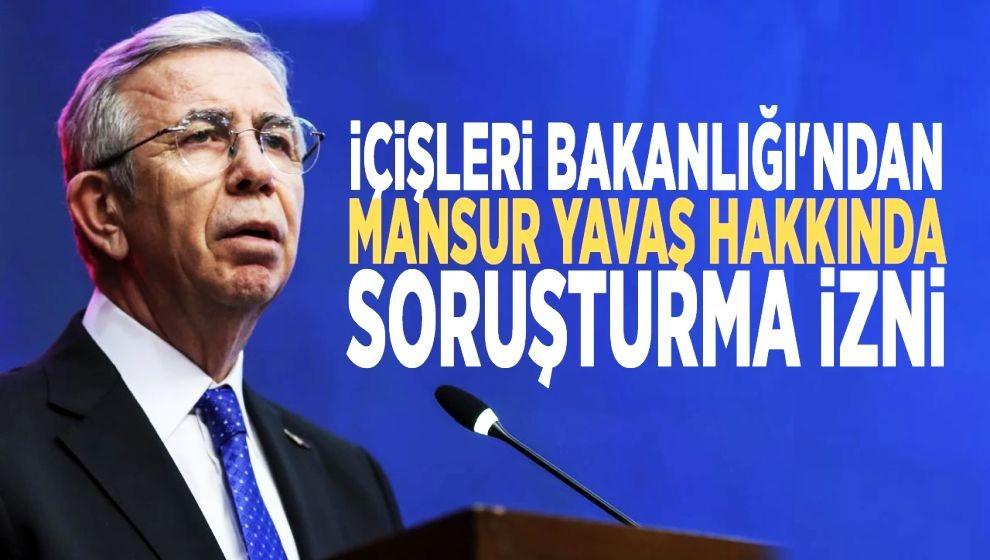 Mansur Yavaş'tan soruşturma iznine ilk tepki: 