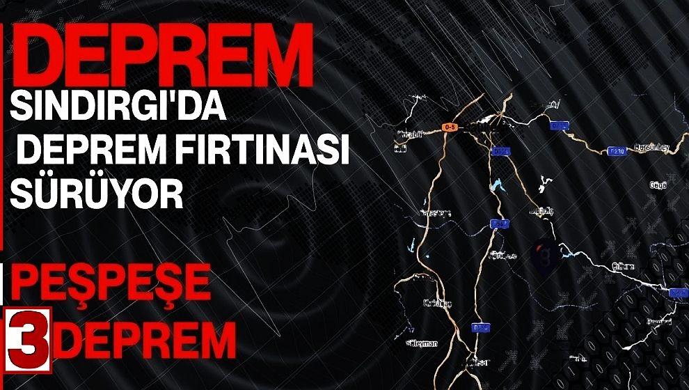 Sındırgı'da deprem fırtınası... Peş peşe 3 deprem birden!