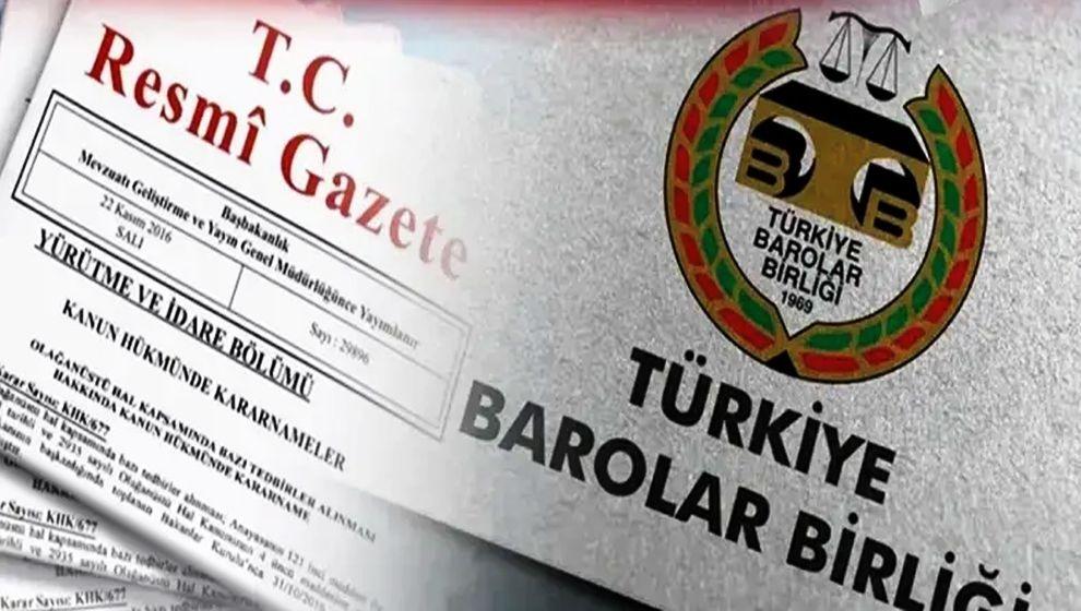 Yeni 'avukatlık asgari ücret tarifesi' Resmi Gazete’de! En düşük ücret '33 bin TL' oldu...