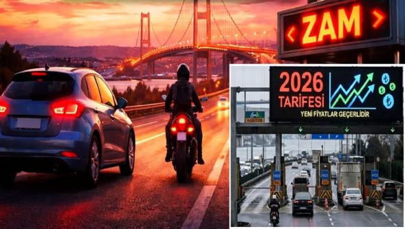 2026 yılı köprü ve otoyol ücretleri belli oldu! İşte yeni tarifeler...