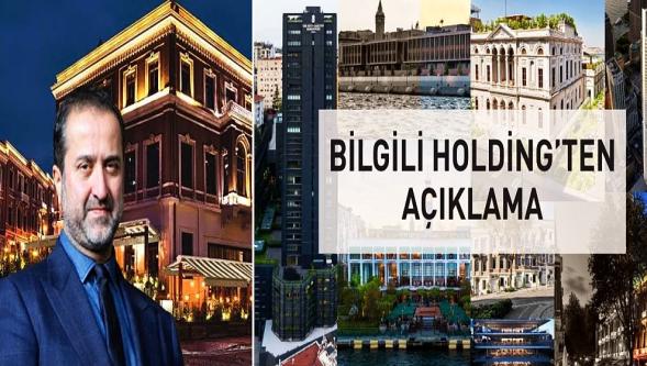 Bilgili Holding, “itibar suikastı” olarak duyurdu: 'Türkiye'ye yatırıma, değer yaratmaya devam'