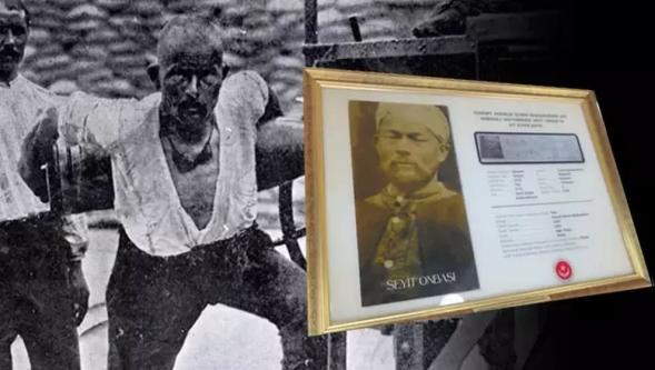 Çanakkale Savaşları’nın kahramanı Seyit Onbaşı'nın bilinmeyen fotoğrafı...