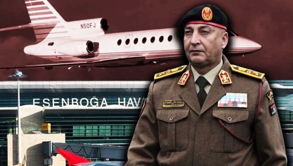 Ankara'dan kalkan özel jet radardan kayboldu! Libya Genelkurmay Başkanı içindeydi! Hava sahası uçuşlara kapatıldı...