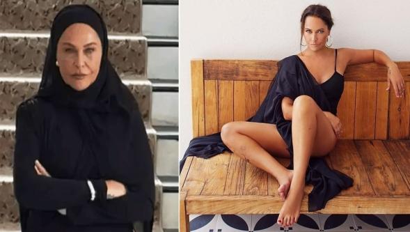 Yeni rolü için tesettüre giren Hülya Avşar'a yorum yağdı...