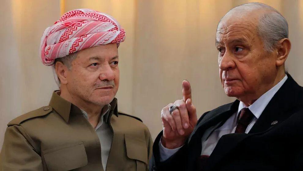 Barzani cephesinden Devlet Bahçeli'ye sert yanıt: 'Allah hidayet verdi sandık ama...’