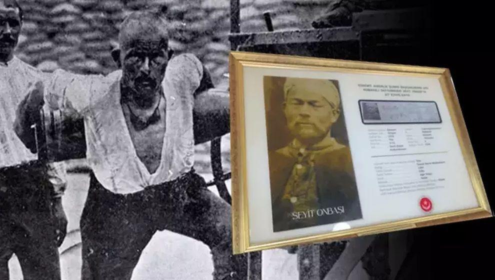 Çanakkale Savaşları’nın kahramanı Seyit Onbaşı'nın bilinmeyen fotoğrafı...