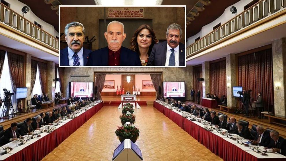 Meclis'te tarihî anlar... Öcalan'la görüşmenin özet tutanağı komisyonda okundu!