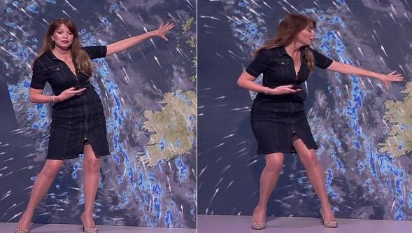 BBC'de hava durumu sunucusu değişti ekranda fırtına koptu..!