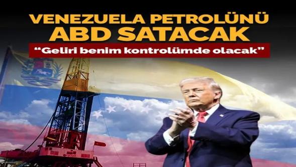Donald Trump'tan Venezuela petrolü mesajı... "Geçici yönetim yaptırım altındaki petrolü ABD'ye gönderecek"