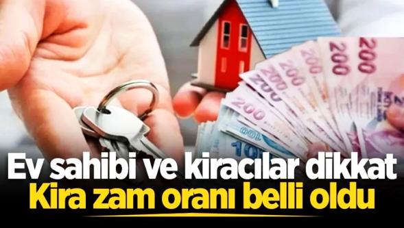 Konut ve işyeri kiralarında zam oranı belirlendi..!