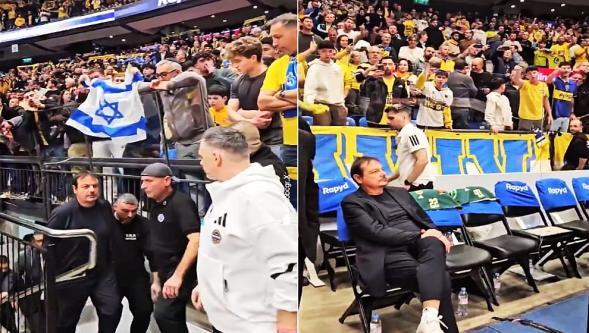 Panathinaikos'u çalıştıran Ergin Ataman'a İsrail'de çirkin saldırı!