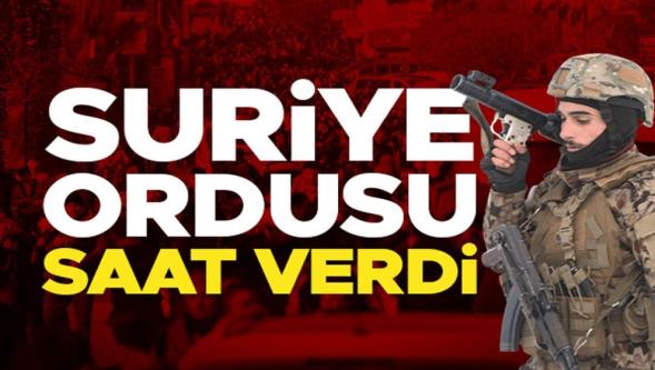 Suriye operasyonun saatini duyurdu... YPG/PKK'ya yoğun ve hedefli saldırı başlatılacak!