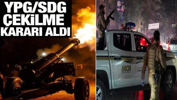 Suriye ordusu YPG hedeflerini vurdu! Terör örgütü Halep'in doğusundan çekiliyor..!