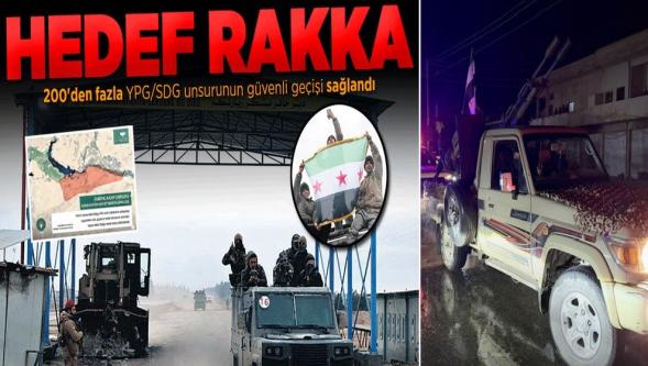 YPG/SDG'ye operasyon... Suriye ordusu Rakka'ya ilerliyor!