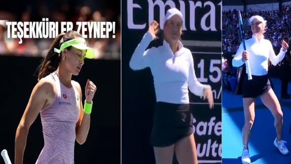 Zeynep Sönmez, Avustralya Açık'a 3'üncü turda veda etti! Kazak rakibinden çirkin tavır...