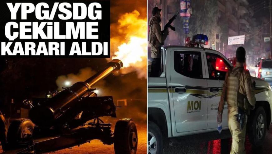 Suriye ordusu YPG hedeflerini vurdu! Terör örgütü Halep'in doğusundan çekiliyor..!