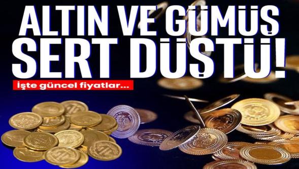 Altın ve gümüşte deprem! Yeni haftaya şok düşüşle başladı...