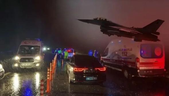 Balıkesir'de F-16 uçağı düştü... 1 pilotumuz şehit oldu! Düşme anı ortaya çıktı...