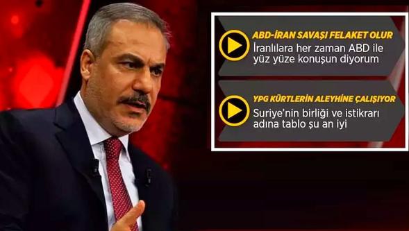 Dışişleri Bakanı Hakan Fidan: "Bölgenin yeni bir savaşı kaldıracak hali yok..!"