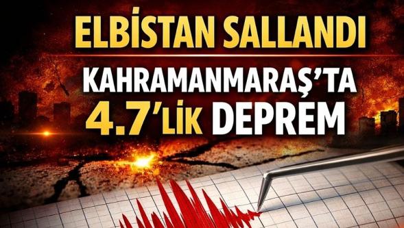 Kahramanmaraş'ta korkutan deprem! AFAD büyüklüğünü açıkladı...