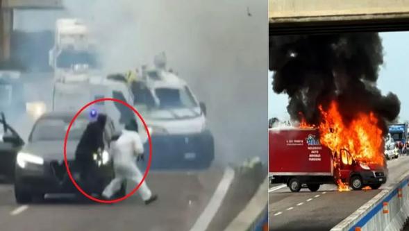 Ortalık savaş alanına döndü... İtalya’da film gibi soygun! 