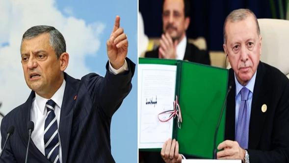 Özgür Özel'den Cumhurbaşkanı Erdoğan'a ‘diploma' çağrısı: "Varsa mahkemeye sunacaksın!"