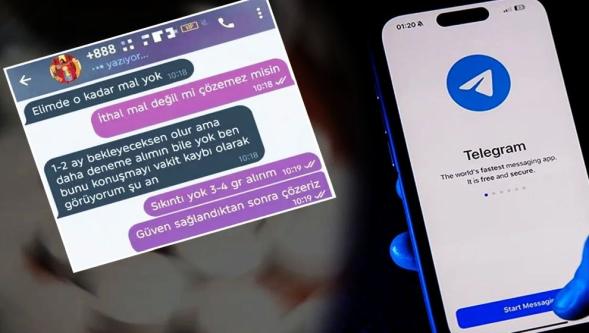 Telegram üzerinden kan donduran uyuşturucu pazarlığı...!