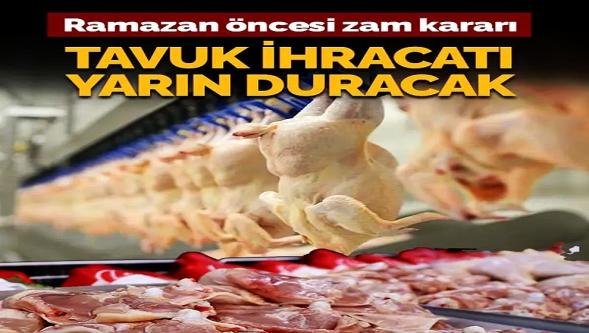 Ticaret Bakanlığı'ndan dikkat çeken 'tavuk' hamlesi..!