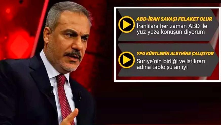 Dışişleri Bakanı Hakan Fidan: "Bölgenin yeni bir savaşı kaldıracak hali yok..!"