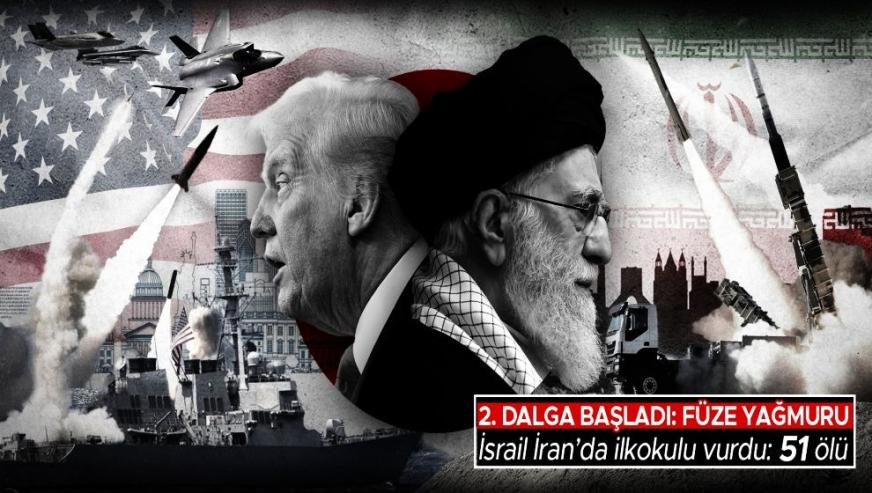 İran'a yönelik 2'inci saldırı dalgası başladı! İsrail İran'da okul vurdu...