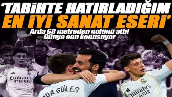 Arda Güler tarihe geçti! Puskas'a aday... 'Tarihte hatırladığım en iyi sanat eseri..!'