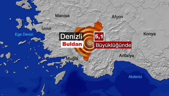 Denizli'de korkutan deprem! Çevre illerden de hissedildi...