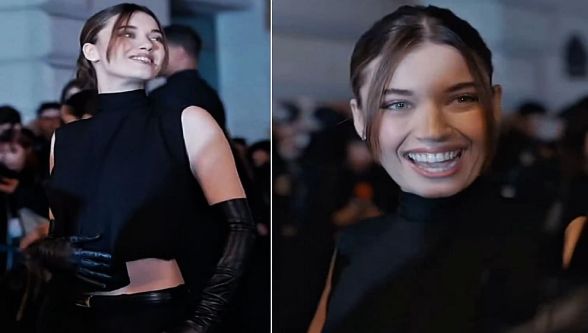 A.B.İ'den Paris podyumlarına! Afra Saraçoğlu Balenciaga defilesinde göz kamaştırdı...
