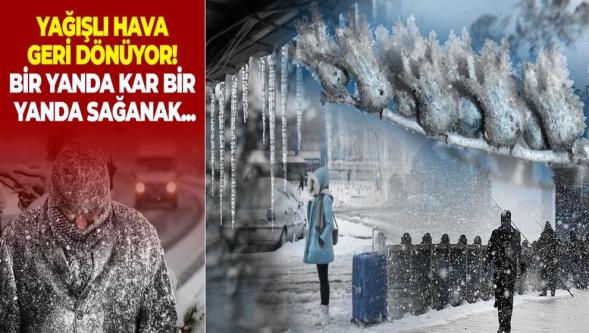 Meteoroloji gün vererek uyardı... Kuvvetli kar yağışı ve sağanak geliyor!