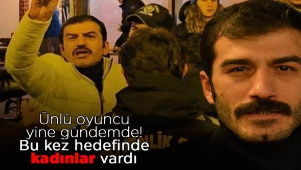 Oyuncu Ufuk Bayraktar, '8 Mart yürüyüşüne' katılan kadınlara saldırmaya kalktı..!