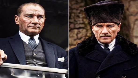 Zamanın ötesinden gelen bakışlar... Atatürk'ün 100 yıllık bakışları artık hareketli! 