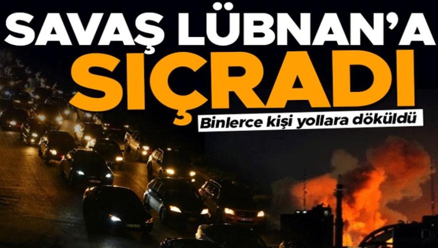 ABD-İran Savaşı... İsrail Lübnan'a da saldırdı, Tahran'da peş peşe patlamalar!